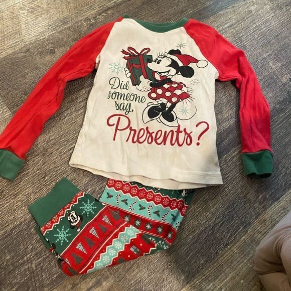[disney] Minnie Mouse Christmas pajamas #10 - Picture 1 of 4